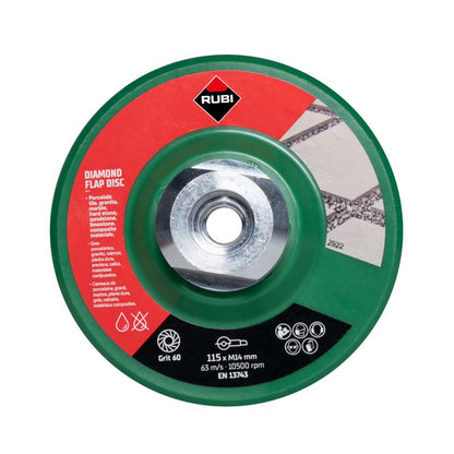 Diamantlameldisk Rubi 115 mm P50/60