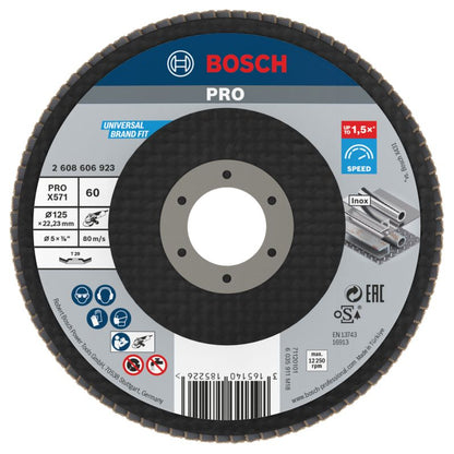 Bosch PRO 125 mm lamelskive til metal G60