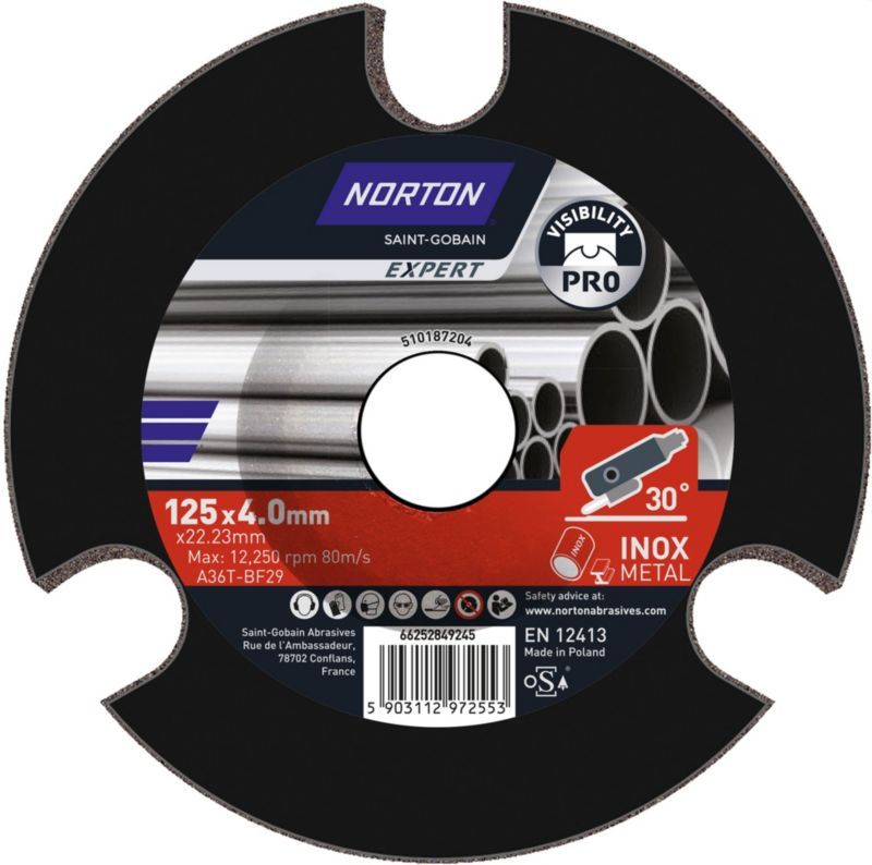 Norton Expert slibeskive 29-125X4.0X22.23 OCT36