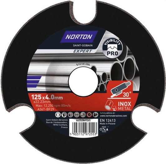 Norton Expert slibeskive 29-125X4.0X22.23 OCT36
