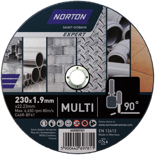 Norton Expert 41-230X1,9X22,23 multiskæreskive