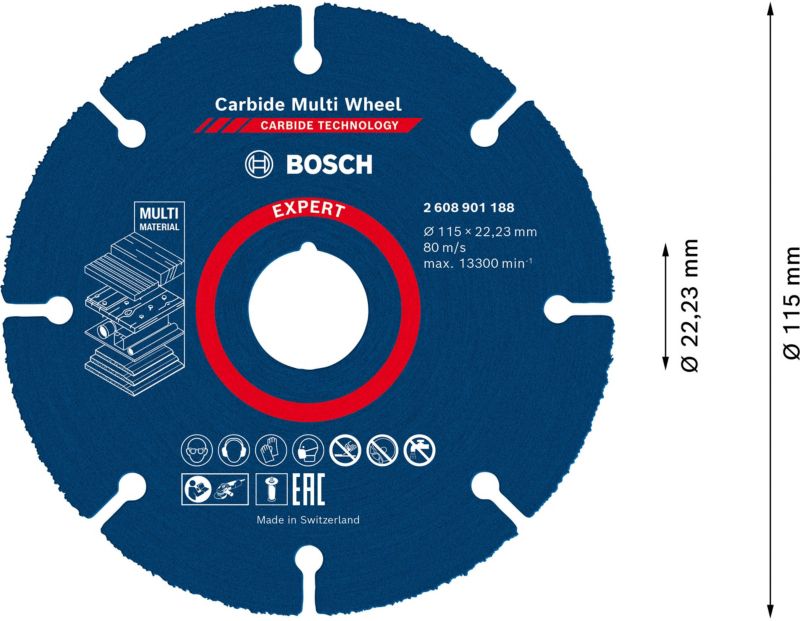 Bosch Expert universal skæreskive 115 mm