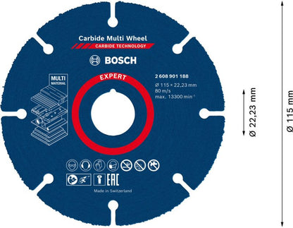 Bosch Expert universal skæreskive 115 mm