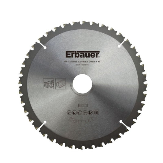 Erbauer universal klinge 210 x 30/25/20/16 mm 40T