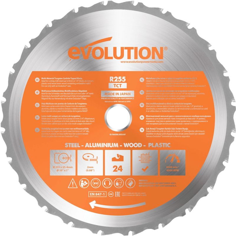 Universal klinge Evolution 255 mm