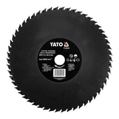 Yato skæreskive 230 mm til skæring og rillefræsning