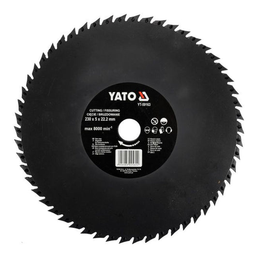Yato skæreskive 230 mm til skæring og rillefræsning