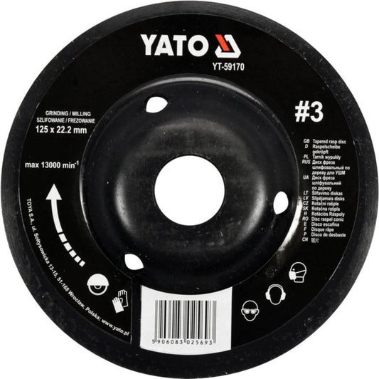 Buet rasp Yato 125 mm nr. 3 YT-5917