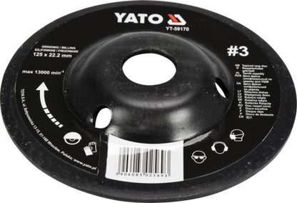 Buet rasp Yato 125 mm nr. 3 YT-5917