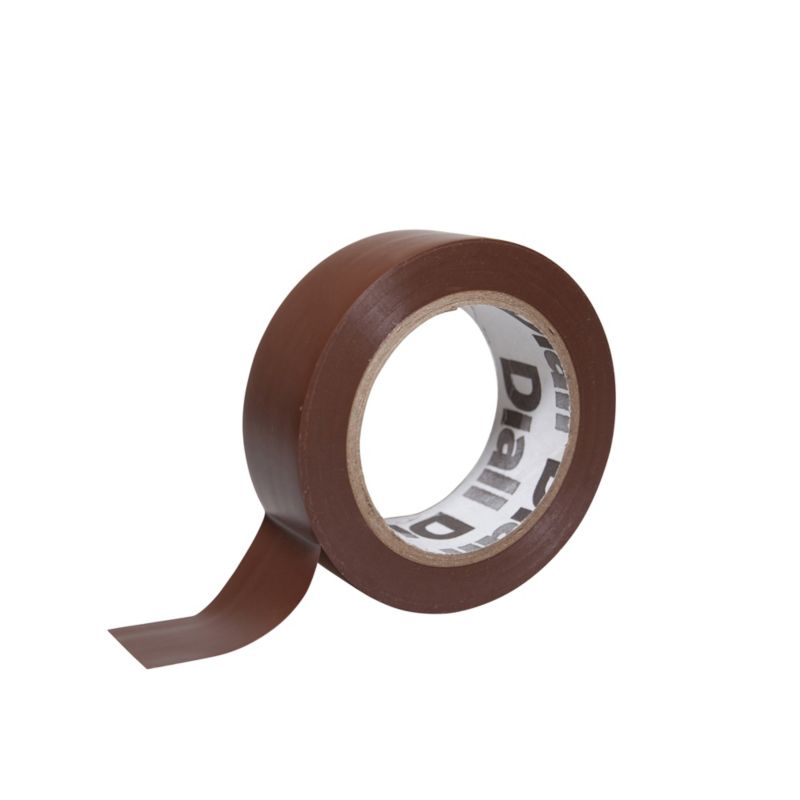 Diall PVC-isolationstape 19 mm x 10 m brun