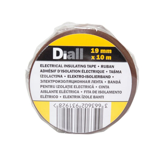 Diall PVC-isolationstape 19 mm x 10 m brun