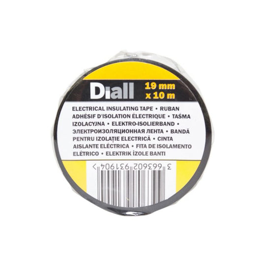 Diall PVC-isolationstape 19 mm x 10 m sort