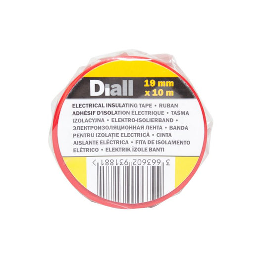 Diall PVC-isolationstape 19 mm x 10 m rød