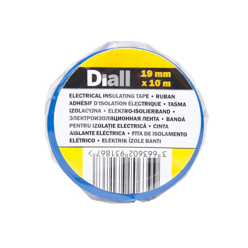 Diall PVC-isolationstape 19 mm x 10 m blå