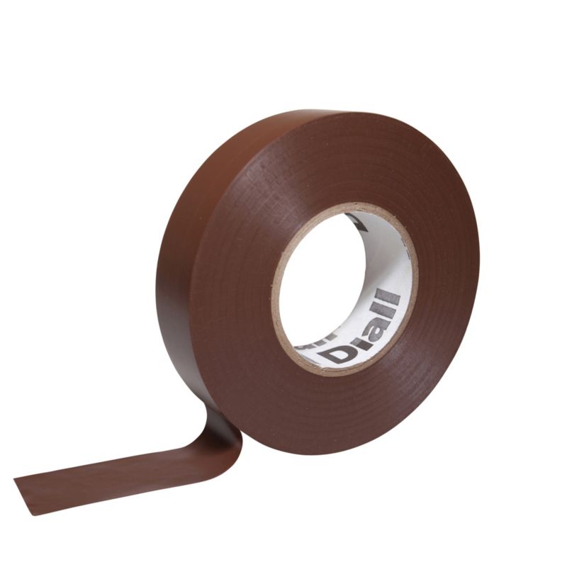 Diall PVC-isolationstape 19 mm x 33 m brun