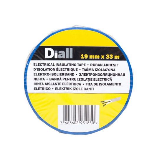 Diall PVC-isolationstape 19 mm x 33 m blå