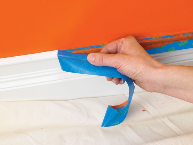 Scotchblue malertape til farveskæring 24 mm x 55 m