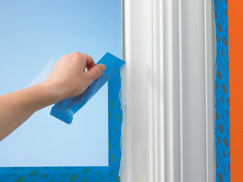 Scotchblue malertape til farveskæring 24 mm x 55 m