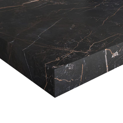 Kantbånd 300 cm mørk marmor