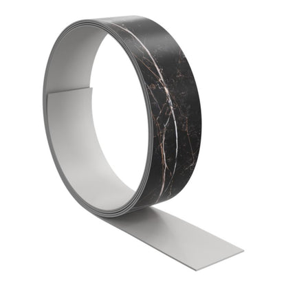 Kantbånd 300 cm mørk marmor