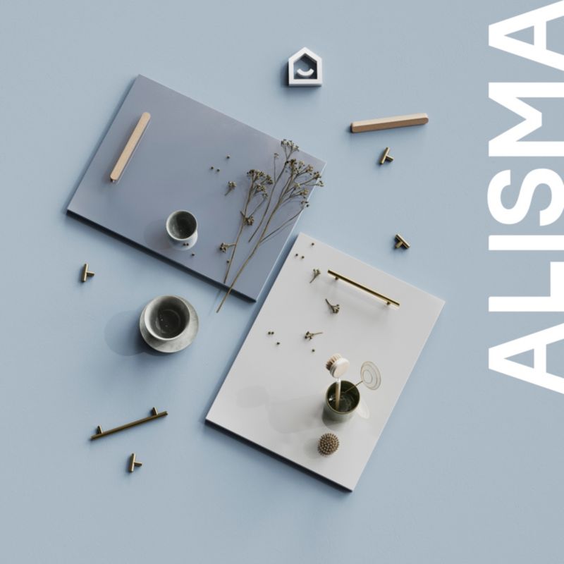 GoodHome Alisma grå kantbånd