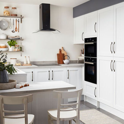 GoodHome Alpinia hvid kantbånd