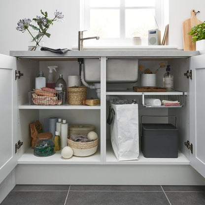 GoodHome Alpinia hvid kantbånd