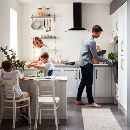 GoodHome Alpinia hvid kantbånd