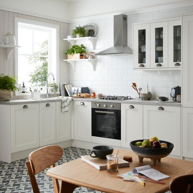 GoodHome Alpinia ivory kantbånd