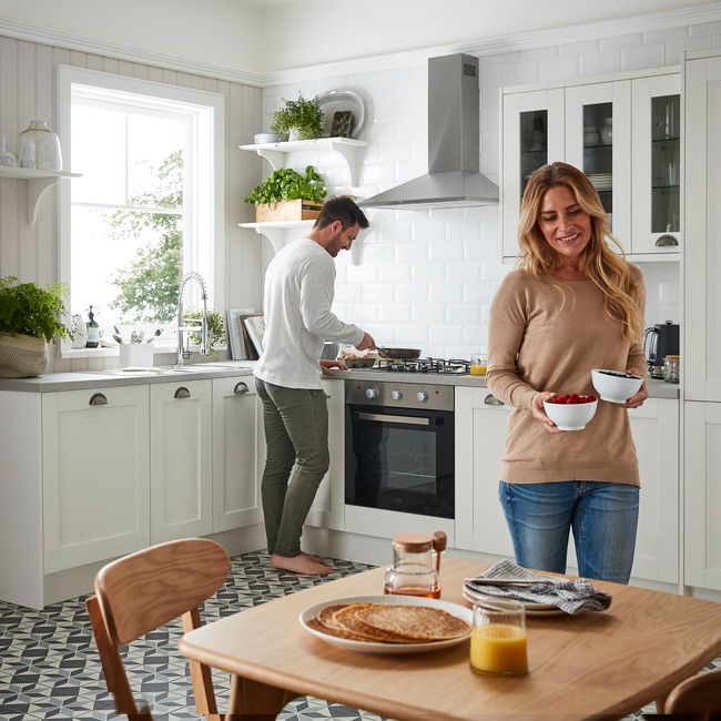 GoodHome Alpinia ivory kantbånd