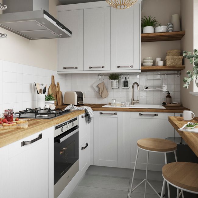 GoodHome Alpinia ivory kantbånd