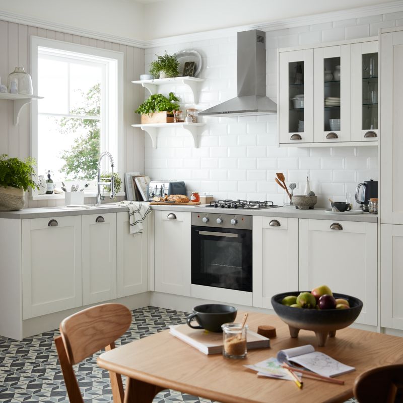 GoodHome Alpinia ivory kantbånd
