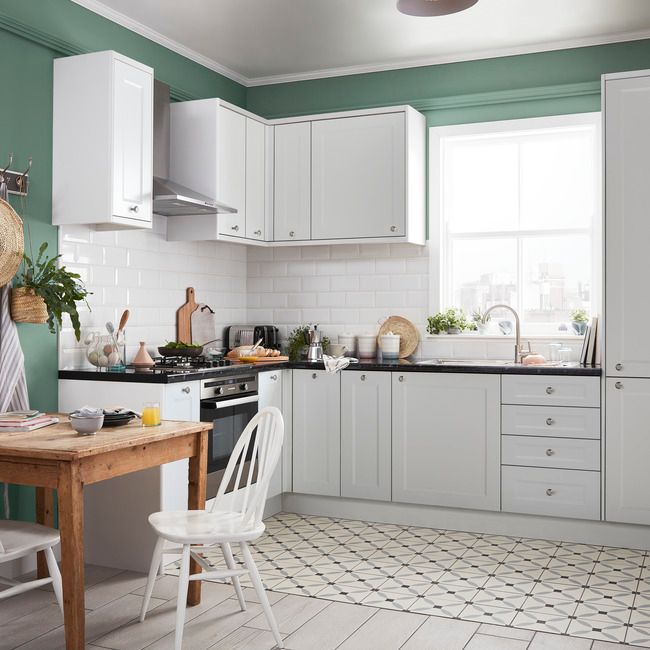GoodHome Artemisia 3A shaker hvid kantbånd
