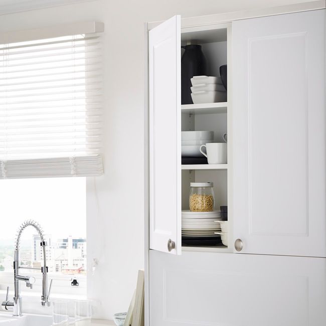 GoodHome Artemisia 3A shaker hvid kantbånd