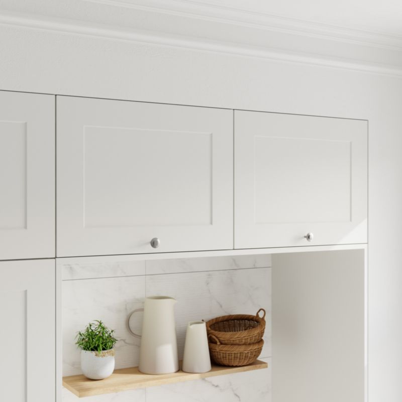 GoodHome Artemisia 3A shaker hvid kantbånd