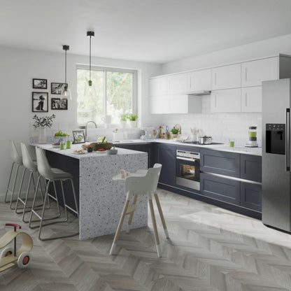 GoodHome Artemisia 3A shaker hvid kantbånd