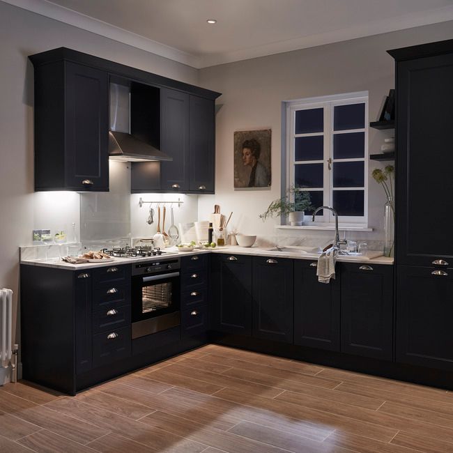 GoodHome Artemisia kantbånd midnight blue / Stevia blue mat