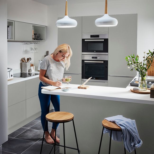 GoodHome Balsamita grå kantbånd