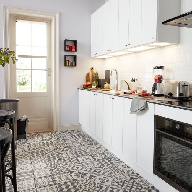 GoodHome Pasilla hvid kantbånd