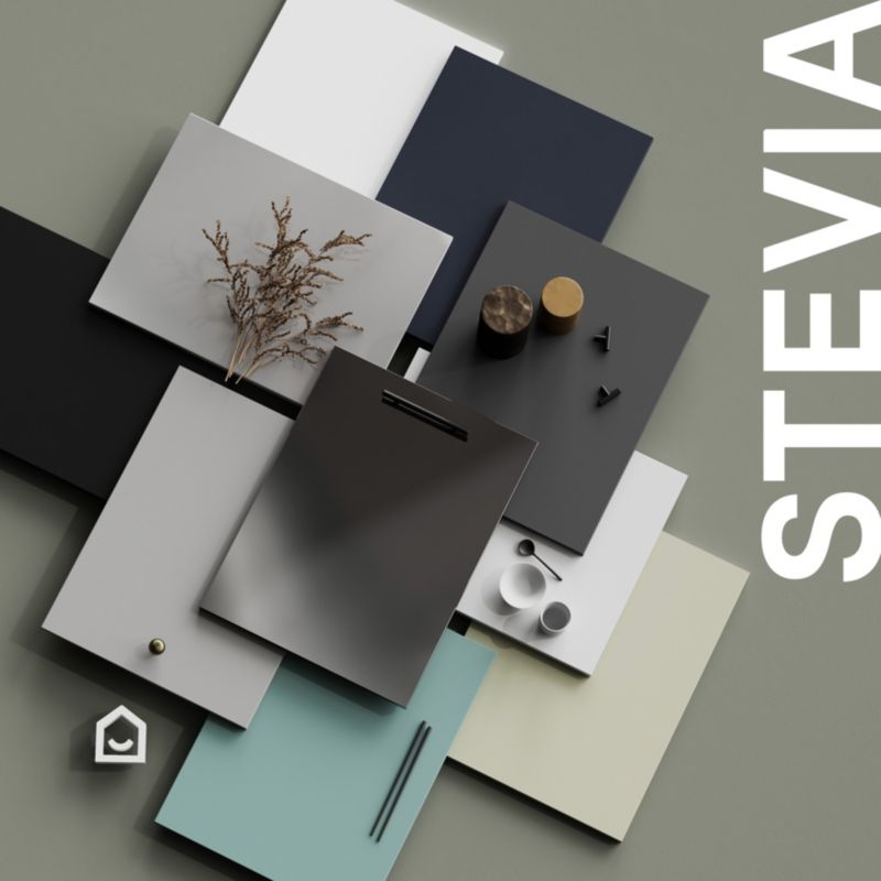 GoodHome Stevia kantbånd i cremefarve