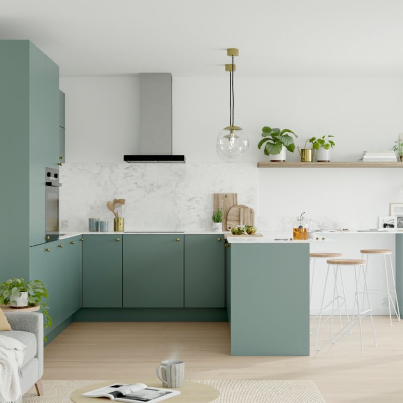 GoodHome Stevia grøn kantbånd