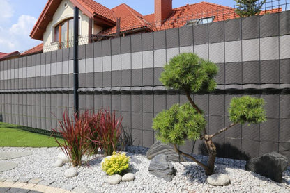 Decomat hegnsbånd 19,3 cm x 26 m grå