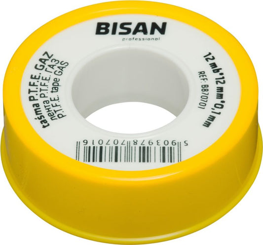 PTFE-tape Bisan til gasinstallationer