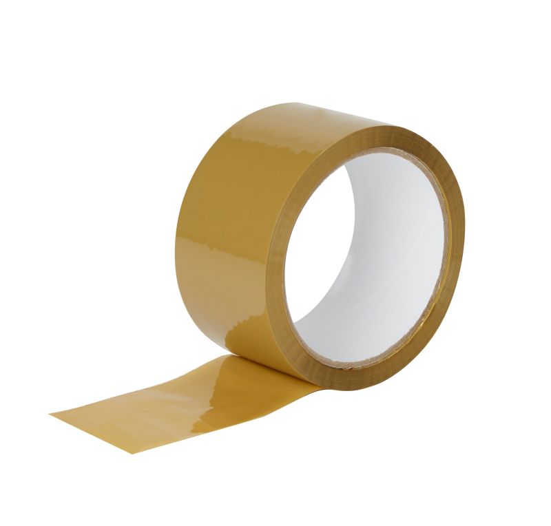 Pakningstape 50 mm x 50 m brun 2 stk.