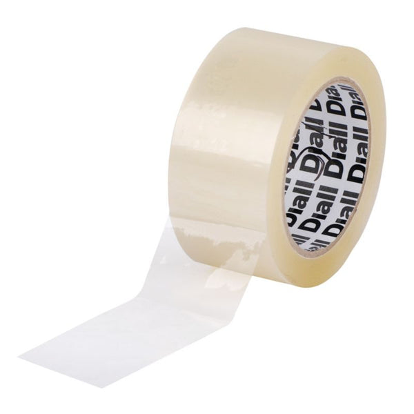 Diall pakningstape 50 mm x 100 m transparent