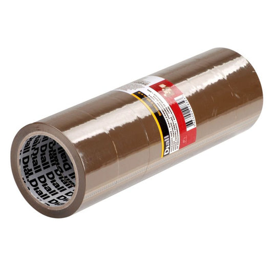 Diall pakningstape 50 mm x 66 m, 6 stk.