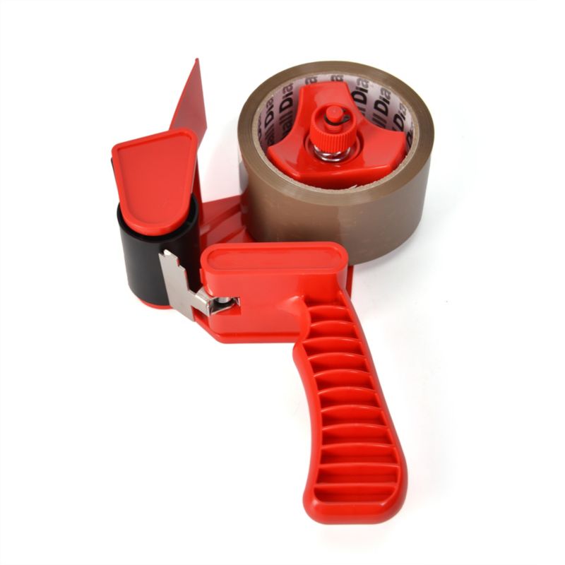 Diall pakningstape med dispenser 50 mm x 50 m brun