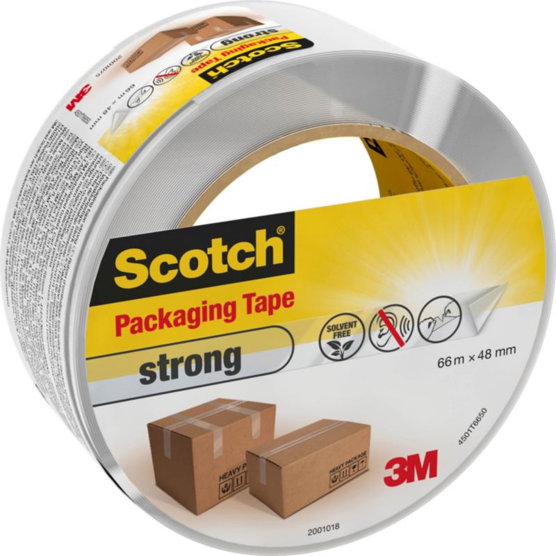 Scotch pakke tape 48 mm x 66 m transparent