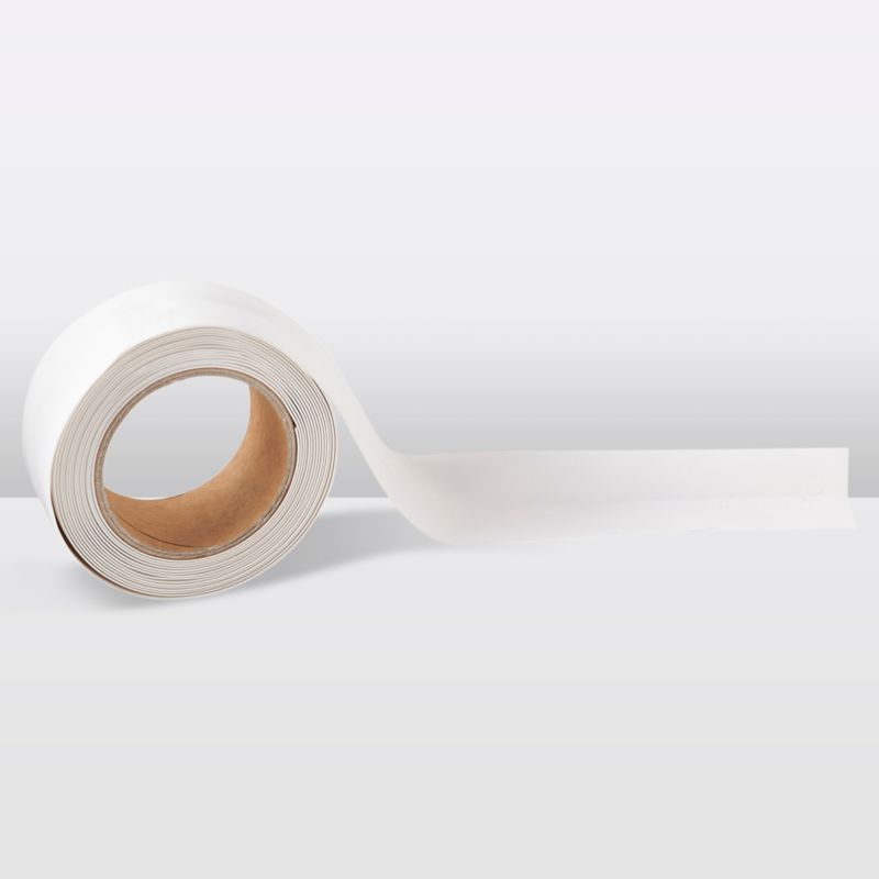 Hvid fodlistebånd 51 mm x 5 m