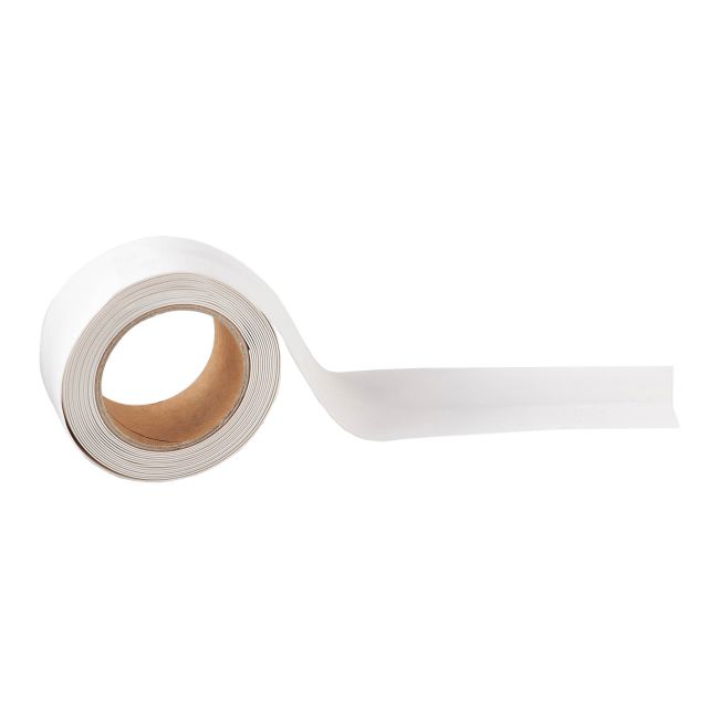 Hvid fodlistebånd 51 mm x 5 m